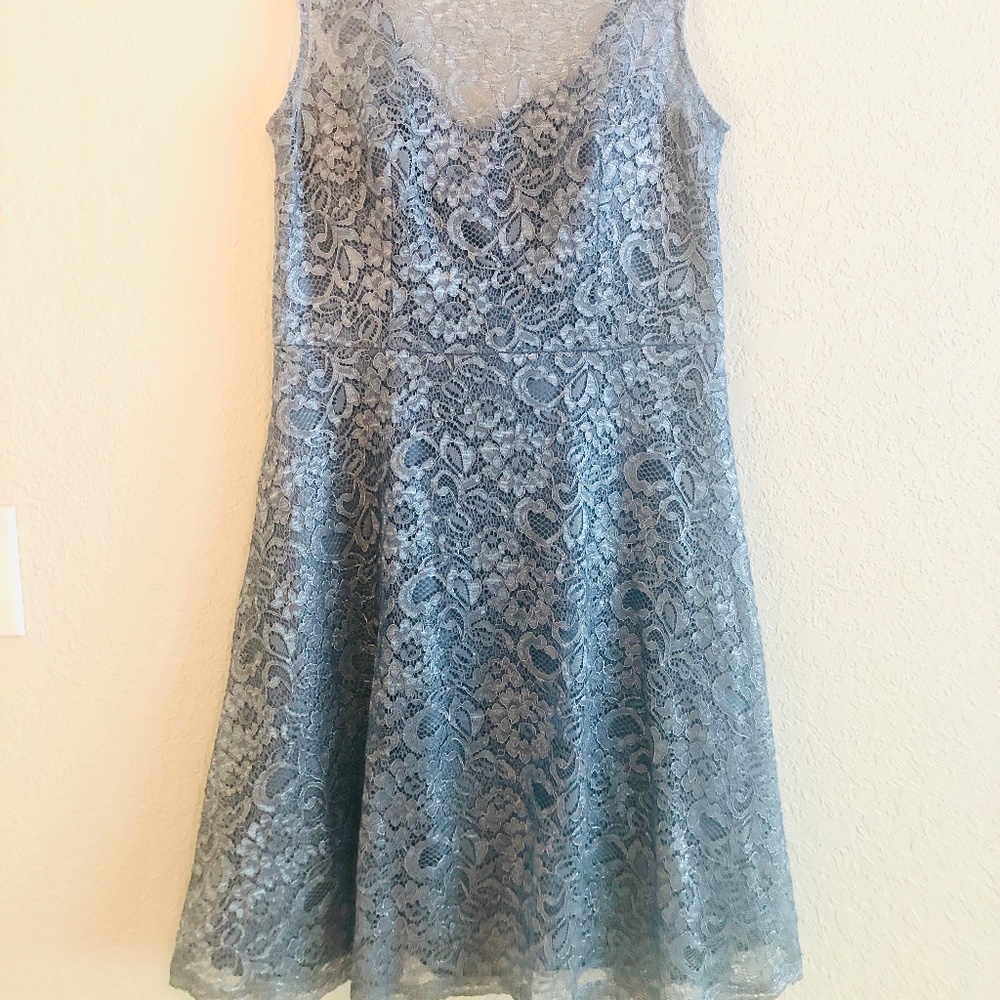 David's Bridal Robin's Egg Blue Bridesmaid Dress